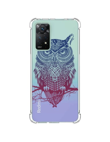 Coque Xiaomi Redmi Note 11 Pro Hibou Chouette Owl Transparente - Rachel Caldwell