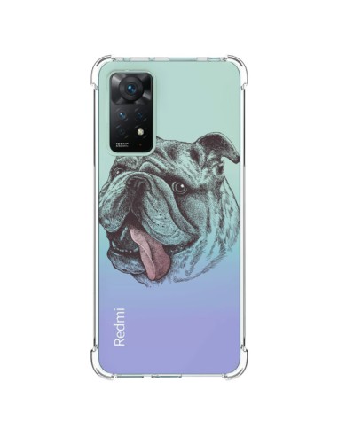 Cover Xiaomi Redmi Note 11 Pro Cane Bulldog Trasparente - Rachel Caldwell