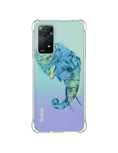 Coque Xiaomi Redmi Note 11 Pro Elephant Elefant Transparente - Rachel Caldwell