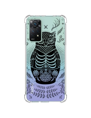 Cover Xiaomi Redmi Note 11 Pro Owl Gufo Scheletro Trasparente - Rachel Caldwell