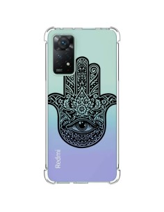 Coque Xiaomi Redmi Note 11 Pro Hamsa Cinq Doigts Main Mauvais Oeil Transparente - Rachel Caldwell
