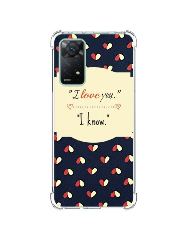 Coque Xiaomi Redmi Note 11 Pro I love you - R Delean