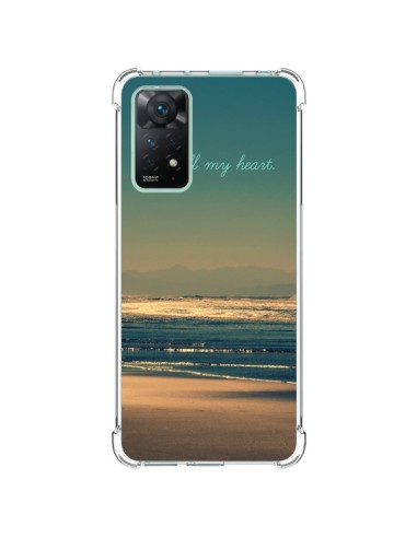 Cover Xiaomi Redmi Note 11 Pro Be still my heart Mare Oceano Sabbia Spiaggia - R Delean