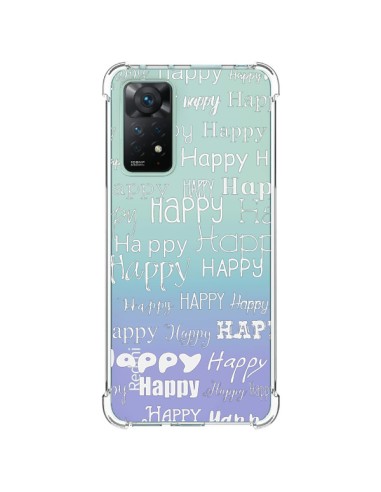 Coque Xiaomi Redmi Note 11 Pro Happy Happy Blanc Transparente - R Delean