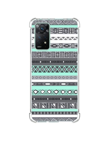 Coque Xiaomi Redmi Note 11 Pro Azteque Aztec Bleu Pastel - Rex Lambo