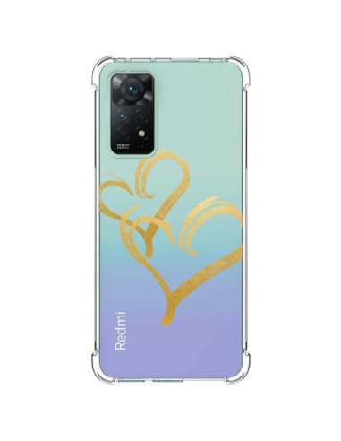 Cover Xiaomi Redmi Note 11 Pro Due Cuori Amore Trasparente - Sylvia Cook