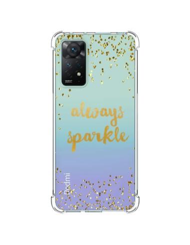 Coque Xiaomi Redmi Note 11 Pro Always Sparkle, Brille Toujours Transparente - Sylvia Cook