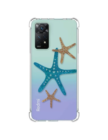 Coque Xiaomi Redmi Note 11 Pro Etoile de Mer Starfish Transparente - Sylvia Cook