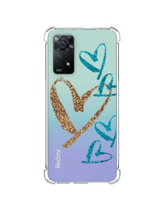 Coque Xiaomi Redmi Note 11 Pro Coeurs Heart Love Amour Transparente - Sylvia Cook