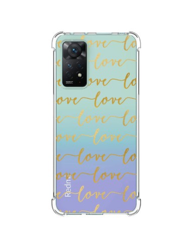 Coque Xiaomi Redmi Note 11 Pro Love Amour Repeating Transparente - Sylvia Cook
