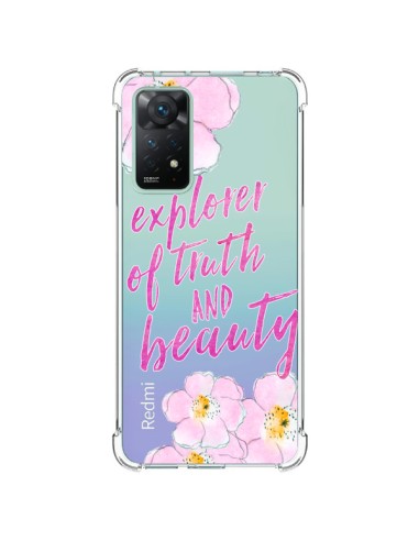 Coque Xiaomi Redmi Note 11 Pro Explorer of Truth and Beauty Transparente - Sylvia Cook