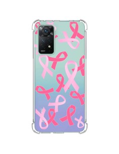 Coque Xiaomi Redmi Note 11 Pro Pink Ribbons Ruban Rose Transparente - Sylvia Cook