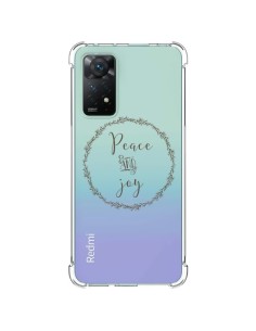 Coque Xiaomi Redmi Note 11 Pro Peace and Joy, Paix et Joie Transparente - Sylvia Cook