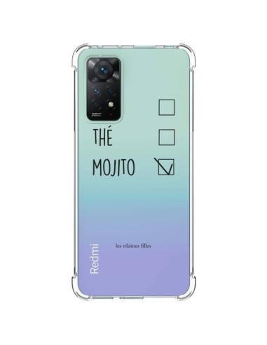 Coque Xiaomi Redmi Note 11 Pro Café, Thé et Mojito Transparente - Les Vilaines Filles