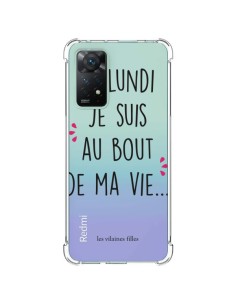 Xiaomi Redmi Note 11 Pro Case Monday is the end of my life Clear - Les Vilaines Filles