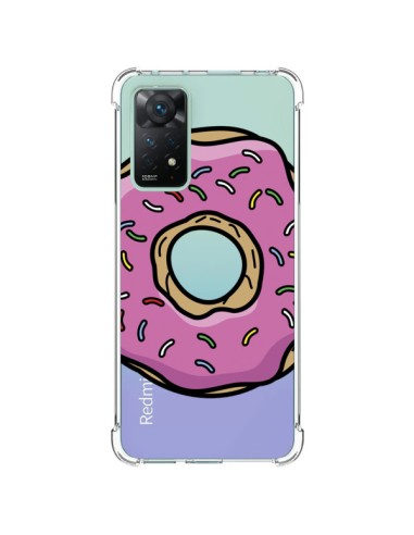 Coque Xiaomi Redmi Note 11 Pro Donuts Rose Transparente - Yohan B.