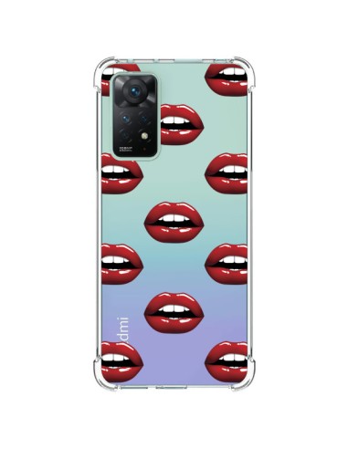 Coque Xiaomi Redmi Note 11 Pro Lèvres Rouges Lips Transparente - Yohan B.
