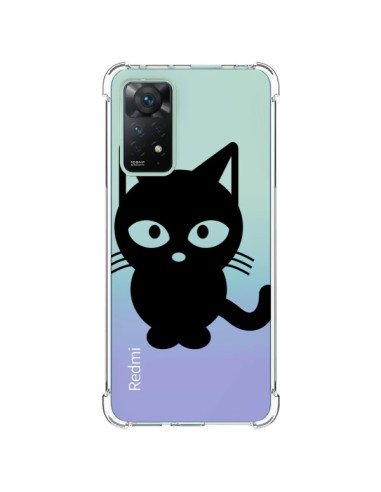 Coque Xiaomi Redmi Note 11 Pro Chat Noir Cat Transparente - Yohan B.