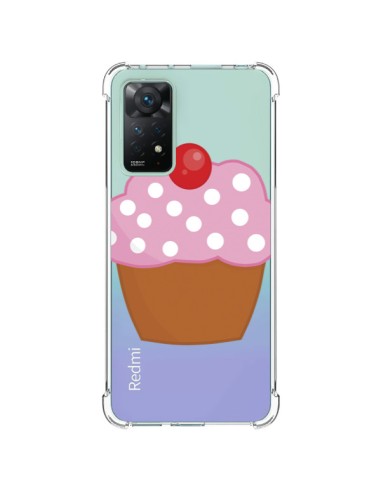 Coque Xiaomi Redmi Note 11 Pro Cupcake Cerise Transparente - Yohan B.