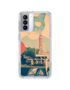 Coque Samsung Galaxy S21 FE Chat Fashion The Cat - Ali Gulec