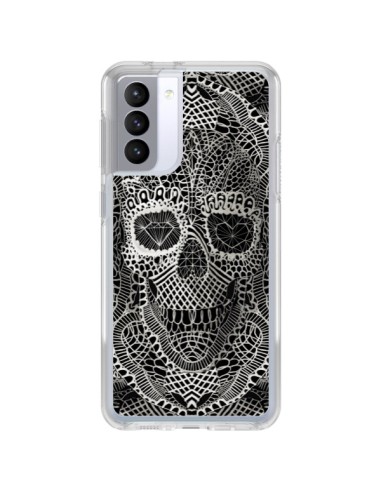 Coque Samsung Galaxy S21 FE Skull Lace Tête de Mort - Ali Gulec