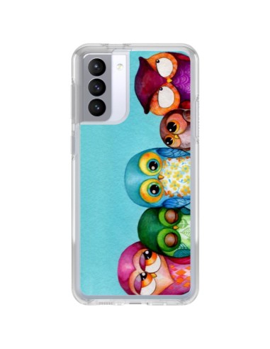 Samsung Galaxy S21 FE Case Family Owl - Annya Kai