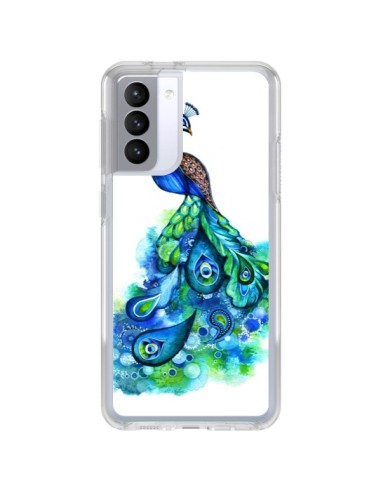Samsung Galaxy S21 FE Case Peacock Multicolor - Annya Kai