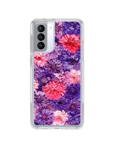 Samsung Galaxy S21 FE Case Violet Flower Storm - Asano Yamazaki