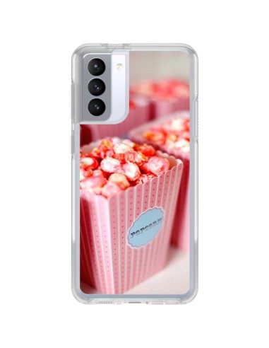 Samsung Galaxy S21 FE Case Punk Popcorn Pink - Asano Yamazaki