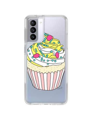 Cover Samsung Galaxy S21 FE Cupcake Dolce Trasparente - Asano Yamazaki