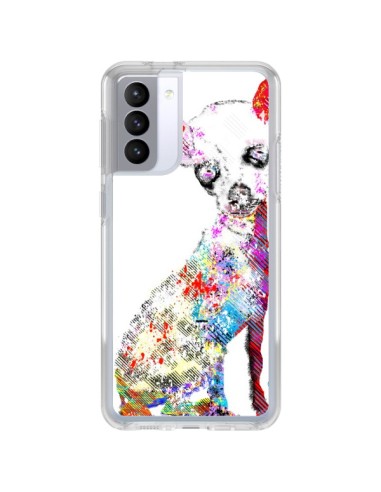 Coque Samsung Galaxy S21 FE Chien Chihuahua Graffiti - Bri.Buckley