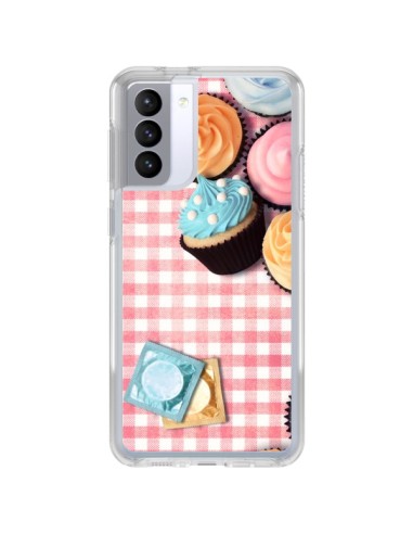 Coque Samsung Galaxy S21 FE Petit Dejeuner Cupcakes - Benoit Bargeton