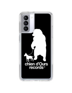 Coque Samsung Galaxy S21 FE Chien d'Ours Records Musique - Bertrand Carriere