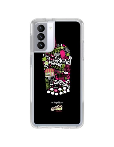 Coque Samsung Galaxy S21 FE Bubble Fever Original Flavour Noir - Bubble Fever