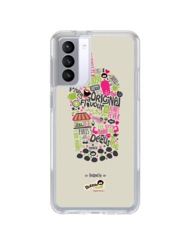 Coque Samsung Galaxy S21 FE Bubble Fever Original Flavour Beige - Bubble Fever