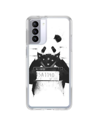 Cover Samsung Galaxy S21 FE Panda Cattivo Prigione - Balazs Solti