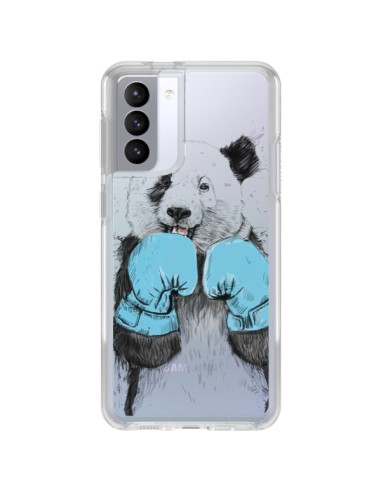 Samsung Galaxy S21 FE Case Winner Panda Clear - Balazs Solti