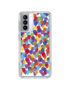 Coque Samsung Galaxy S21 FE Ballons La Haut - Enilec