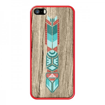 Coque Totem Tribal Azteque Bois Wood pour iPhone 5 et 5S - Jonathan Perez Coque Totem Tribal Azteque Bois Wood pour iPhone 5 et 5S - Jonathan Perez