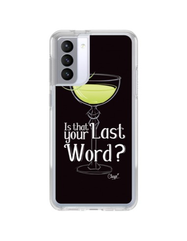 Cover Samsung Galaxy S21 FE Is that your Last Word Cocktail Barman - Chapo