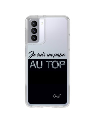 Samsung Galaxy S21 FE Case I’m a Top Dad Clear - Chapo