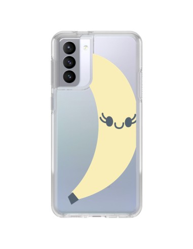 Coque Samsung Galaxy S21 FE Banana Banane Fruit Transparente - Claudia Ramos