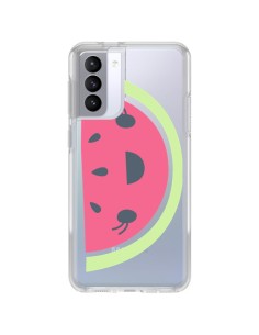 Coque Samsung Galaxy S21 FE Pasteque Watermelon Fruit Transparente - Claudia Ramos