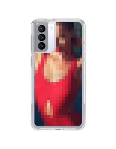 Coque Samsung Galaxy S21 FE Summer Girl Pixels - Danny Ivan
