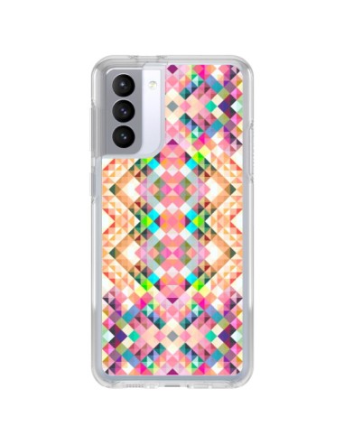Samsung Galaxy S21 FE Case Wild Colors Aztec - Danny Ivan