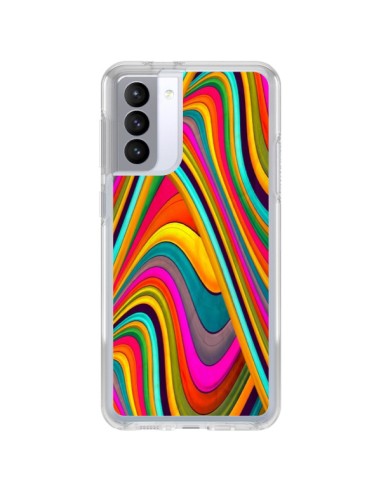 Coque Samsung Galaxy S21 FE Acid Vagues - Danny Ivan