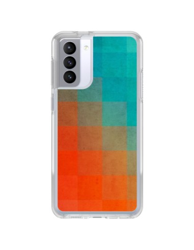 Coque Samsung Galaxy S21 FE Beach Pixel Surface - Danny Ivan