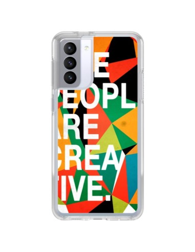 Coque Samsung Galaxy S21 FE Nice people are creative art - Danny Ivan