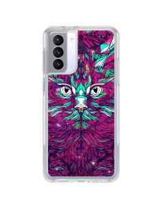 Coque Samsung Galaxy S21 FE Space Cat Chat espace - Danny Ivan