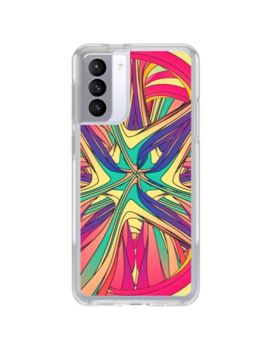 Coque Samsung Galaxy S21 FE Veins Veines Azteque Vagues - Danny Ivan